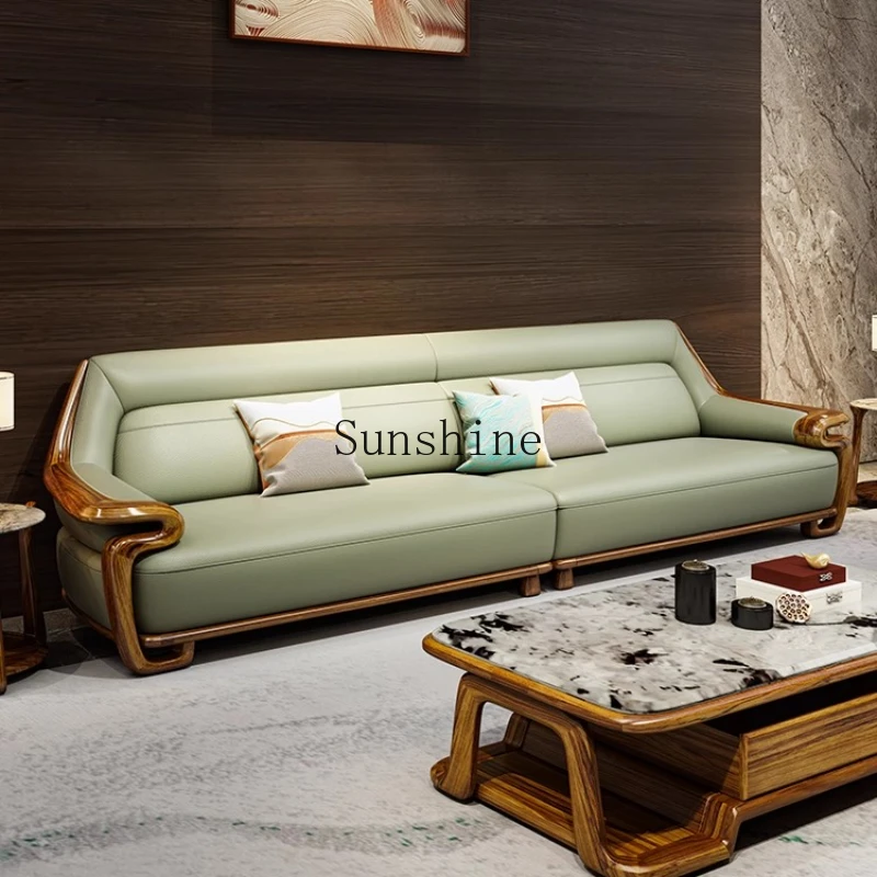 

New Chinese light luxury modern small apartment living room sofa combination simple and modern