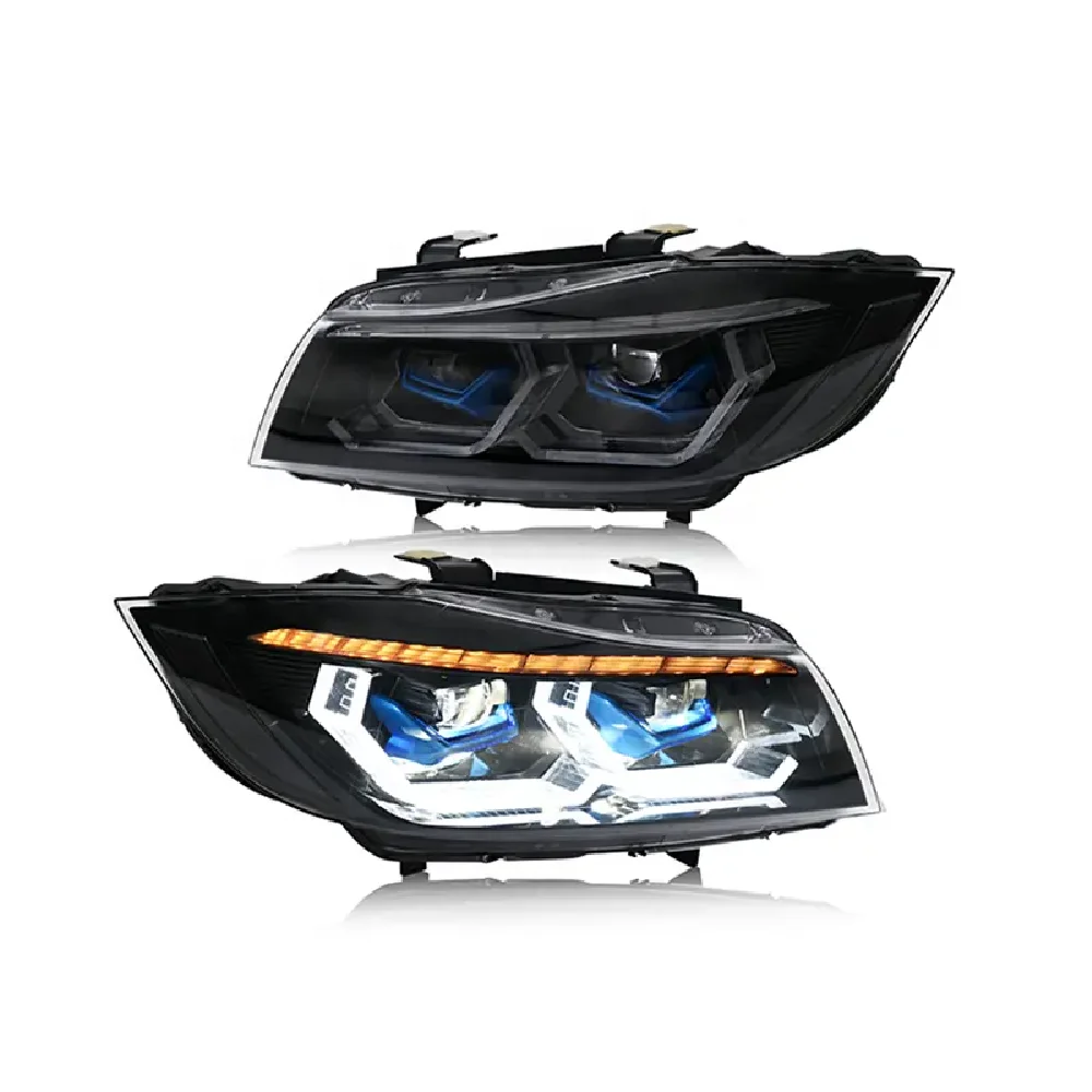 Auto-y LED Dynamic Animation Headlight For 2005-2012 BMW E90 328i 335i 328xi 335d 335xi 4DR Sedan Headlamp for BMW E90 Headlight