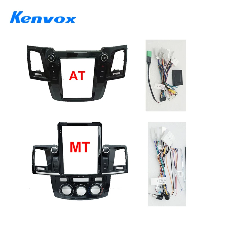 

android Car radio Canbus Box Decoder For Toyota Fortuner Hilux Vigo 2009 2014 pin Wiring Harness Plug Power Cable