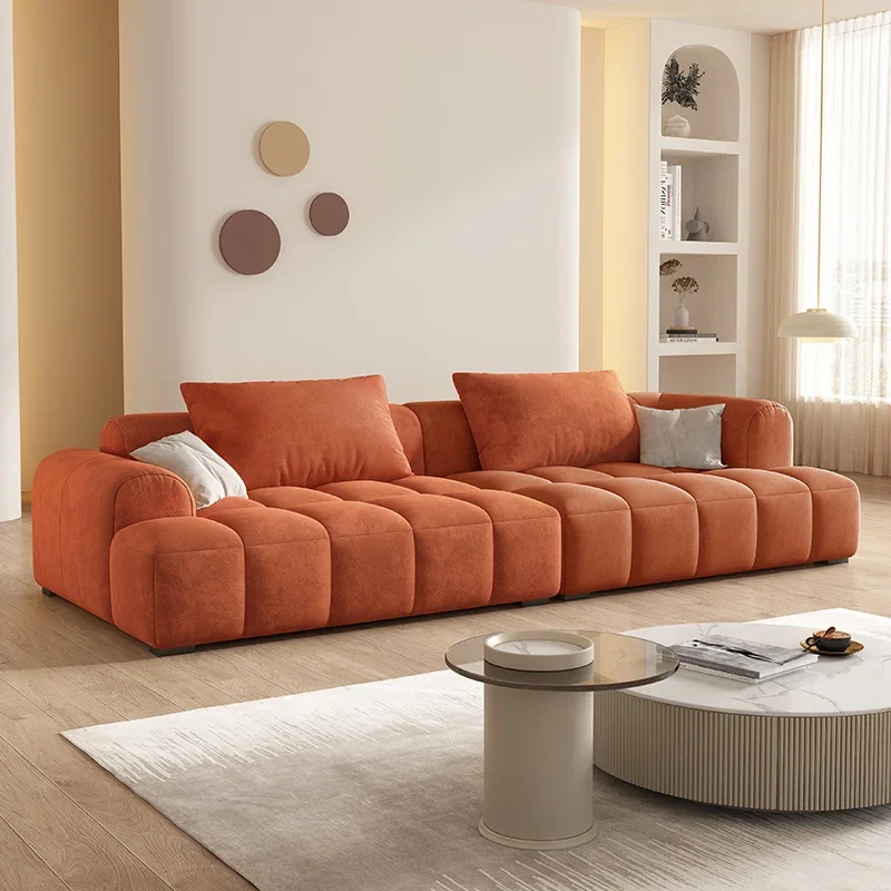 Italian Style Loveseat Living Room Sofa Luxury Adults Cute Simple Couch Modern European Mobili Per La Casa Garden Furniture