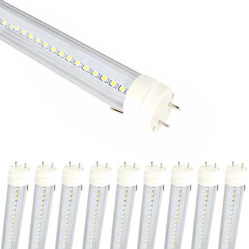 10PCS/Lot 2FT-5FT 10W-30W LED Bulb Tube Light Single Fixture Tube Light Ceiling Light T8 LED Tube Light for Warehouse