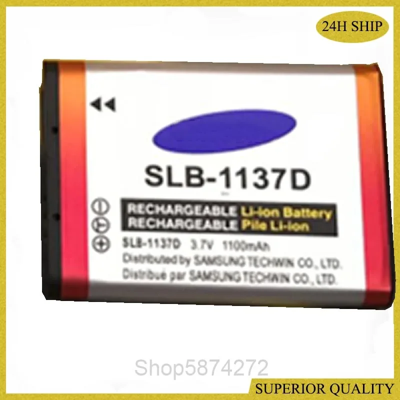 1100mAh SLB-1137D SLB 1137D SLB1137D Camera Battery For SAMSUNG TL34HD NV106 HD i85 i100 NV103 NV30