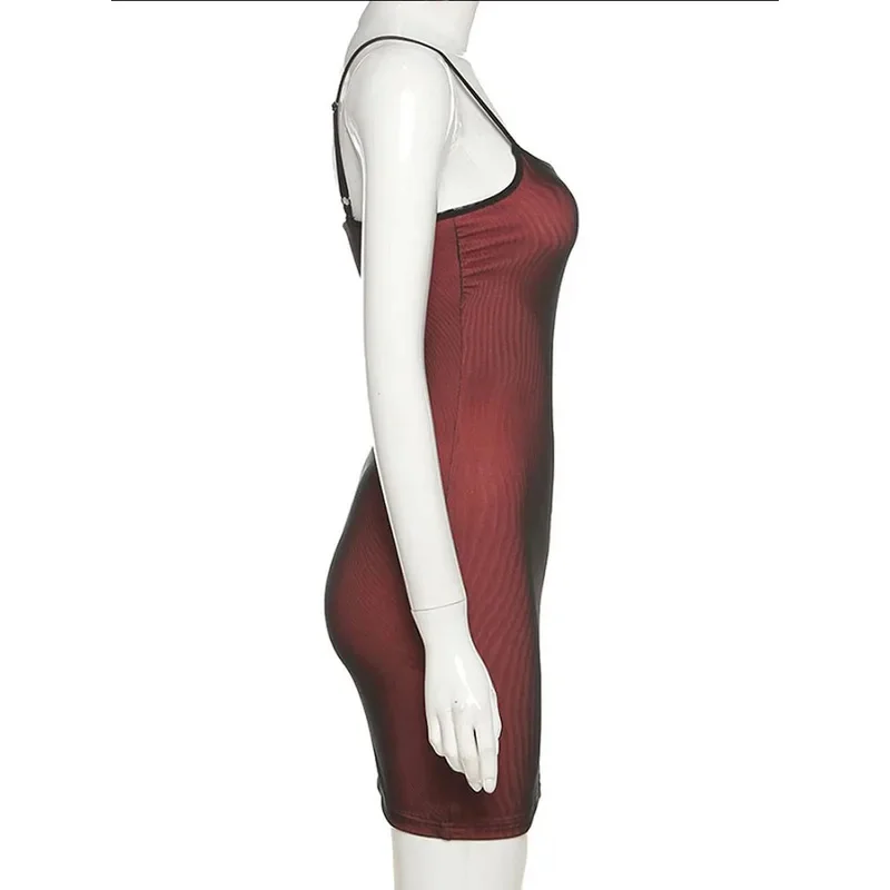 Bonny malha dupla camada sexy vestido magro feminino sem mangas festa bodycon 2023 bandagem elástica divisão tendência clubwear roupa magro