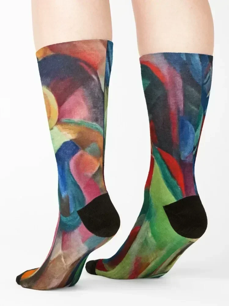 فرانز مارك - جوارب ستابلز ملونة قصيرة للأطفال للمشي لمسافات طويلة جوارب للسيدات للرجال