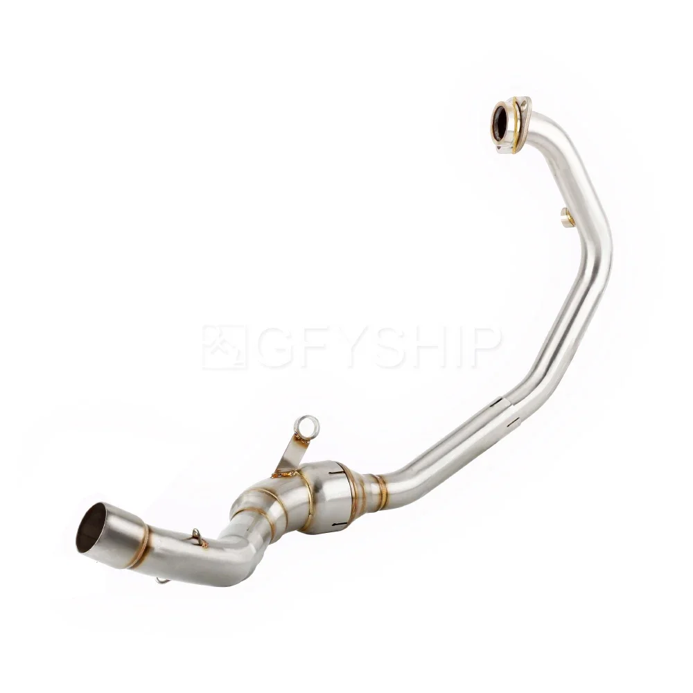 

Duke 390 Motorcycle Exhaust Muffler Front And Middle Link Pipe 51mm Slip-on For KTM Duke 390 2021 Duke 125 390 21 Duke 250