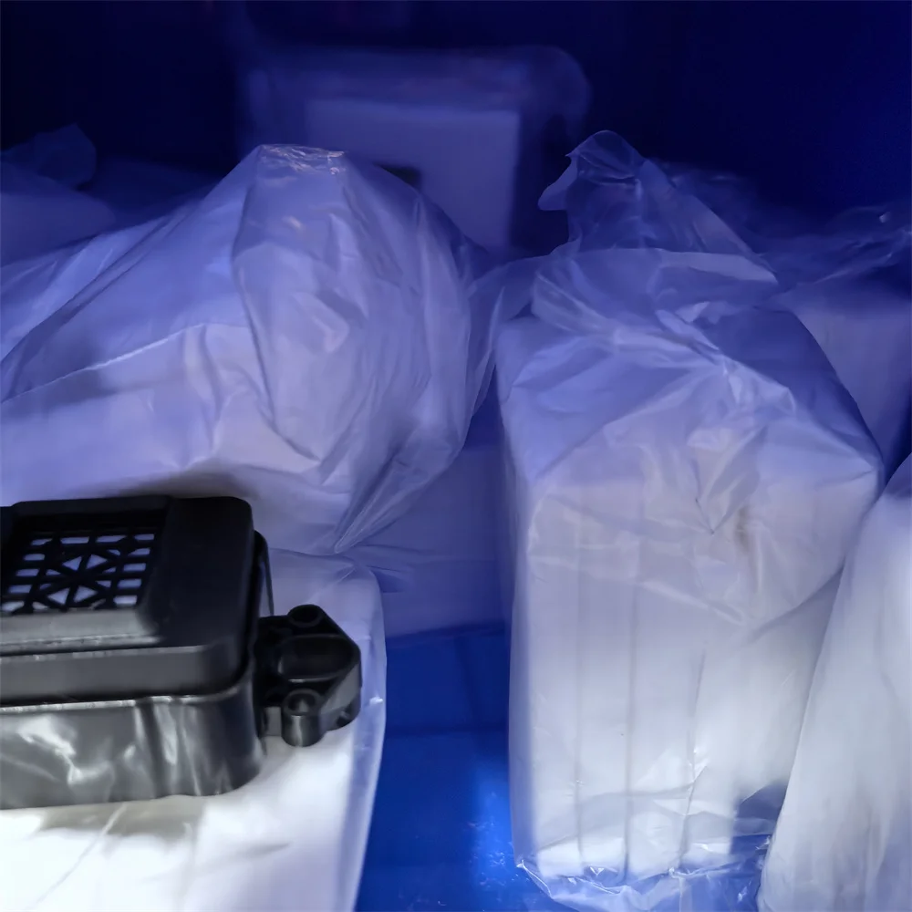 

kyjet 4 шт., крышка для УФ-принтера с растворителем для Epson XP600 TX800 DX6 DX8 DX9, печатающая головка FA09050 F192040, станция колпачков для печатающей головки