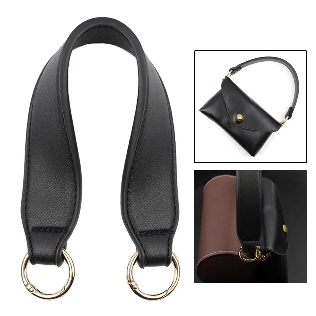 PU Leather Bag Strap Detachable Handbag Handle Holder Handmade Repair Belt