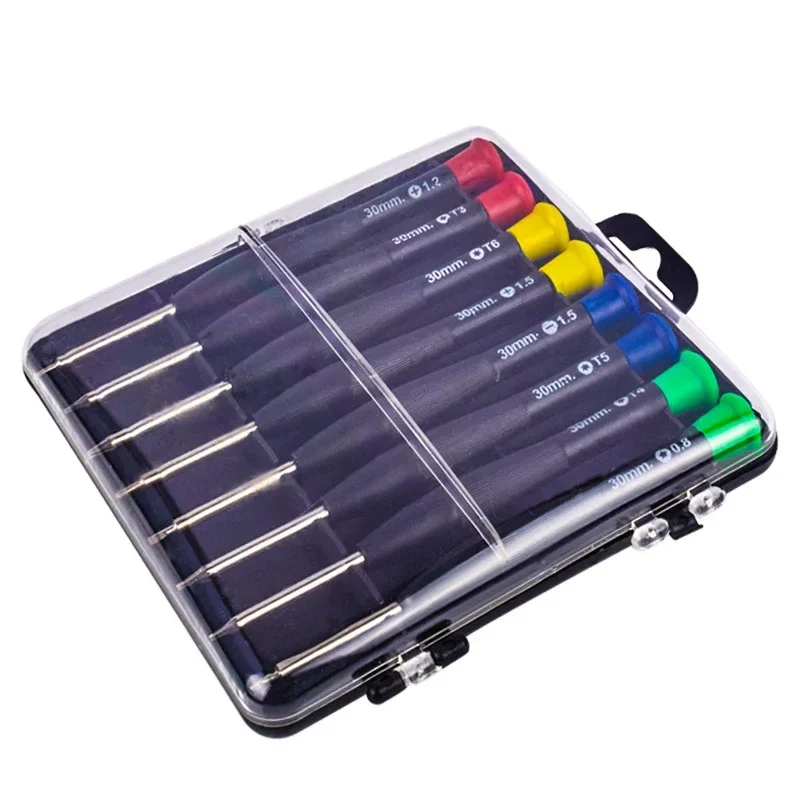 8pcs Precision Screwdriver Set Small Screwdriver Set for Electronics Eyeglass Phone Watch Repair