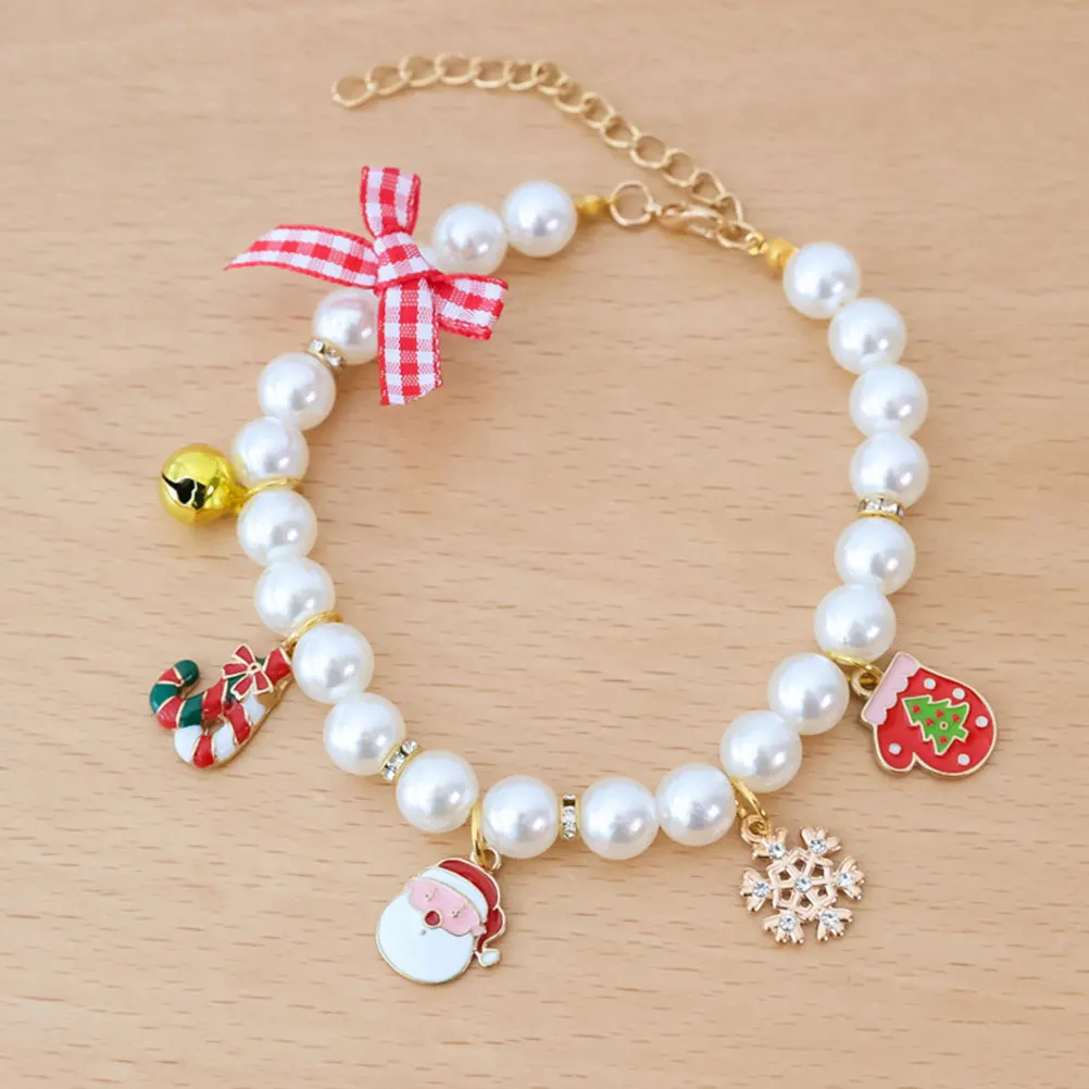 

Pet Collar Durable Decorative Kitten Accessory Adjustable Bells Lightweight Adorable Party Wear Cat Collar Cat Accessory