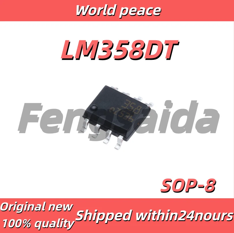 (1-10pcs)100% Brand new original LM358 LM358DT SMD SOP8 Package Dual Op-Amp IC