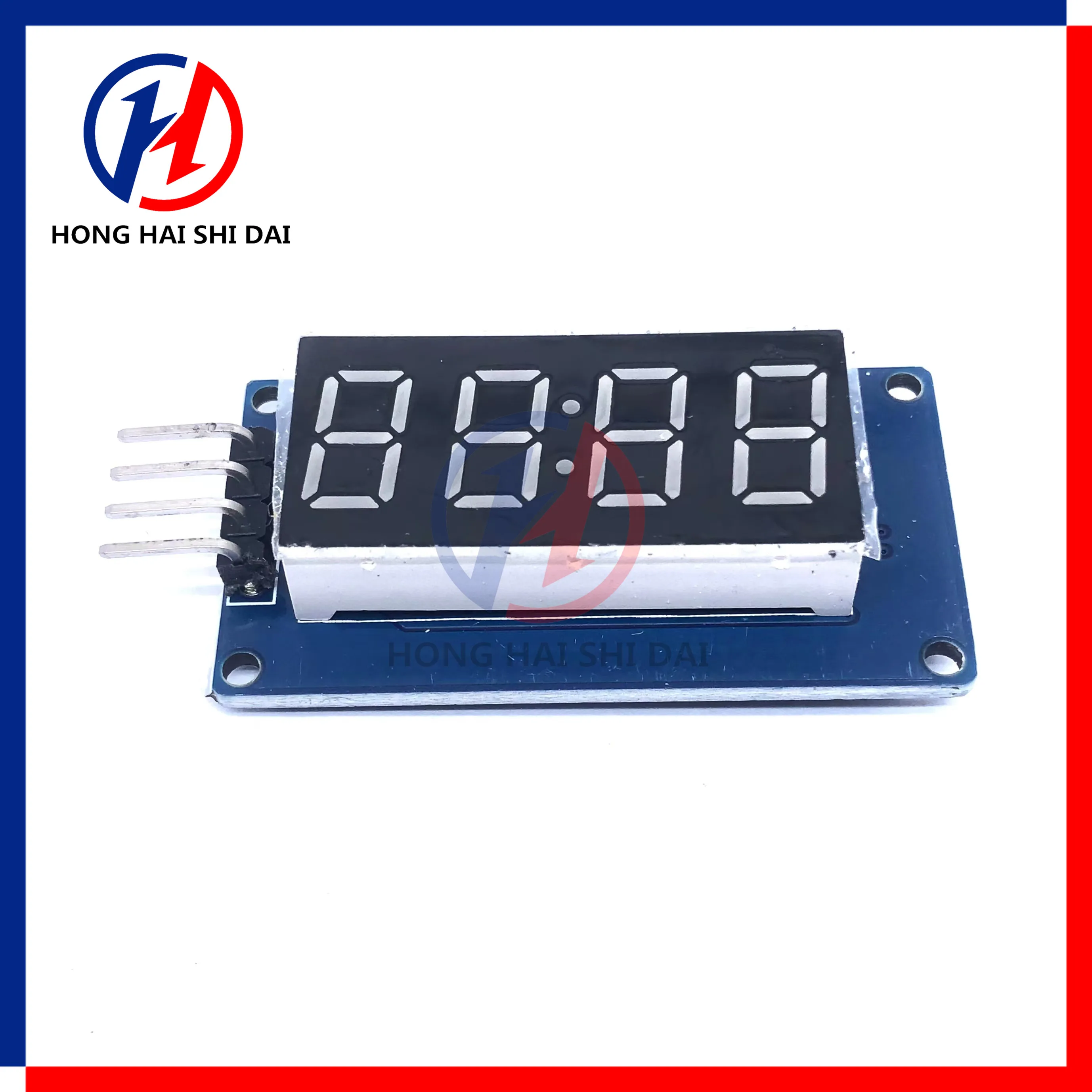 TM1637 LED Display Module for 7 Segment 4 Bits 0.36 Inch Clock Red Anode Digital Tube Four Series Driver Board Package