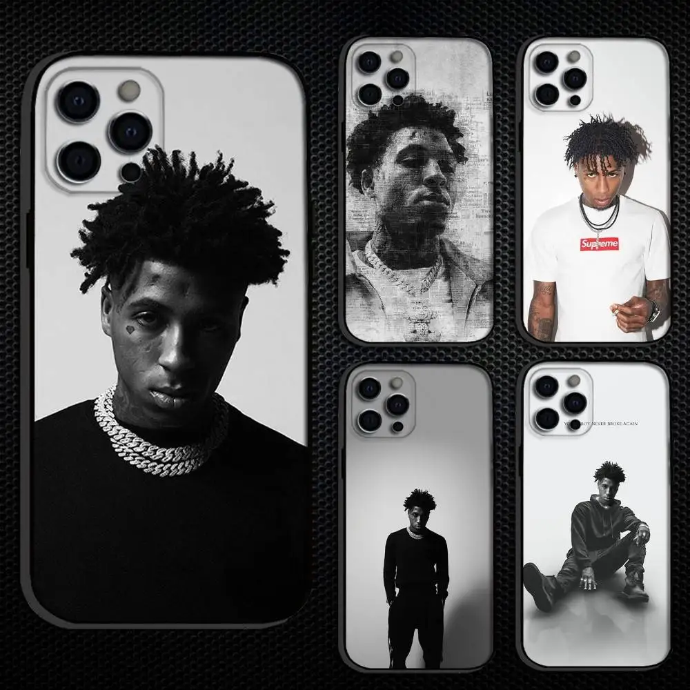 

Rap Y-YoungBoy Phone Case For iPhone 16,15,14,13,12,11 Plus,Pro Max, Others Soft Black Cover