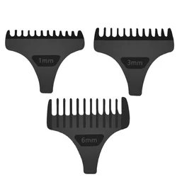 1/3/6Mm Professionele Tondeuse Limiet Kammen Gids Guard Attachment Size Kapper Vervanging Voor Elektrische Haar clipper Scheerapparaat