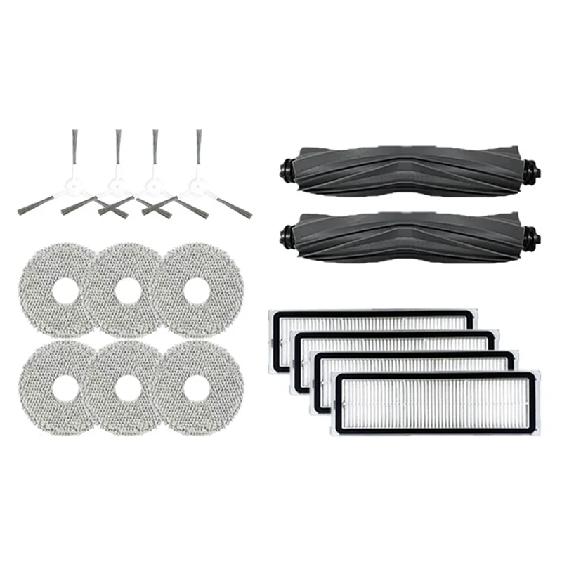 Dreame Bot L10 Prime / L10s Pro 교체용 예비 부품용 M04K 메인 사이드 브러시 Hepa 필터 걸레 천
