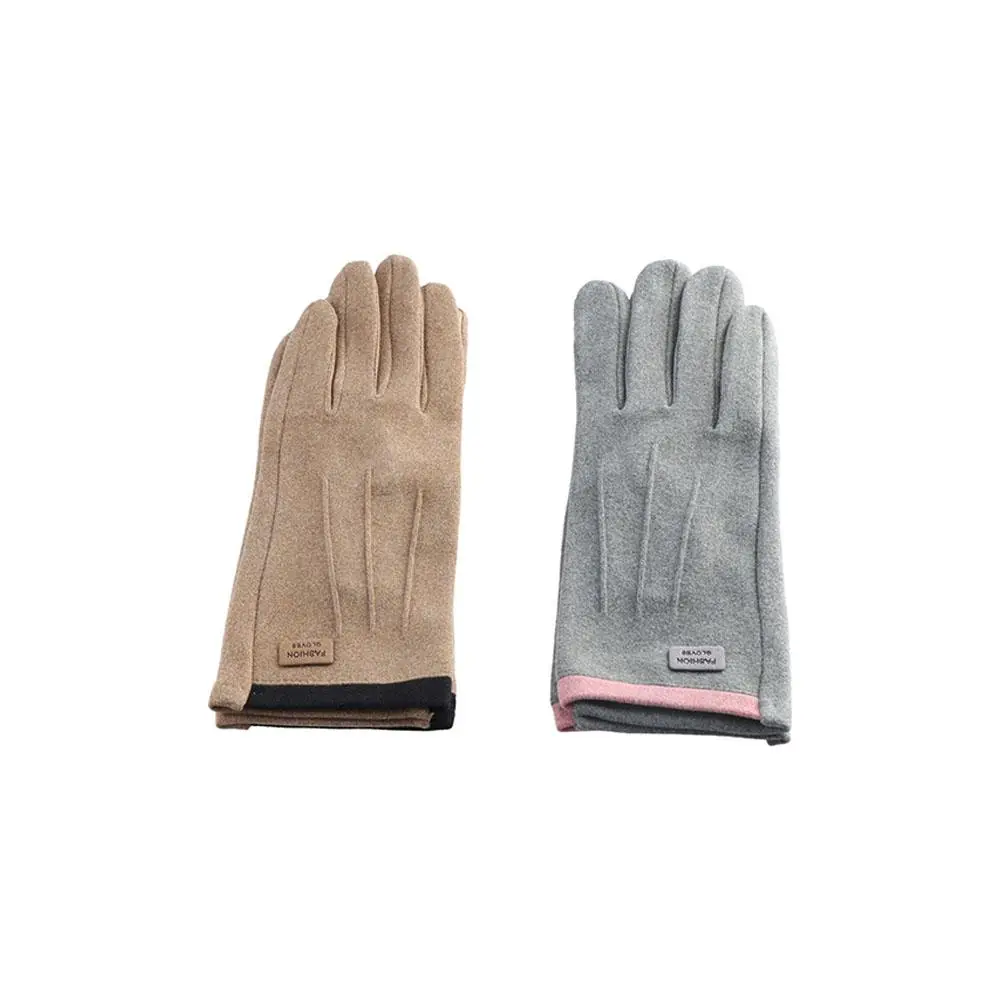 Ladies Windproof Cold Protection German Velvet Touchscreen Cycling Gloves Women Gloves Warmer Mittens Touch Screen Gloves