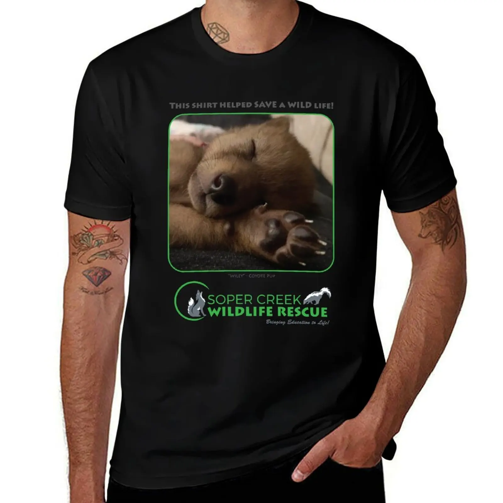 

Wiley - This shirt helped SAVE a WILD life! T-Shirt Durable Work Wear T-Shirt