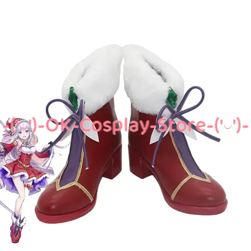 

Emilia Cosplay Shoes PU Leather Shoes Cosplay Prop Halloween Carnival Boots Custom Made