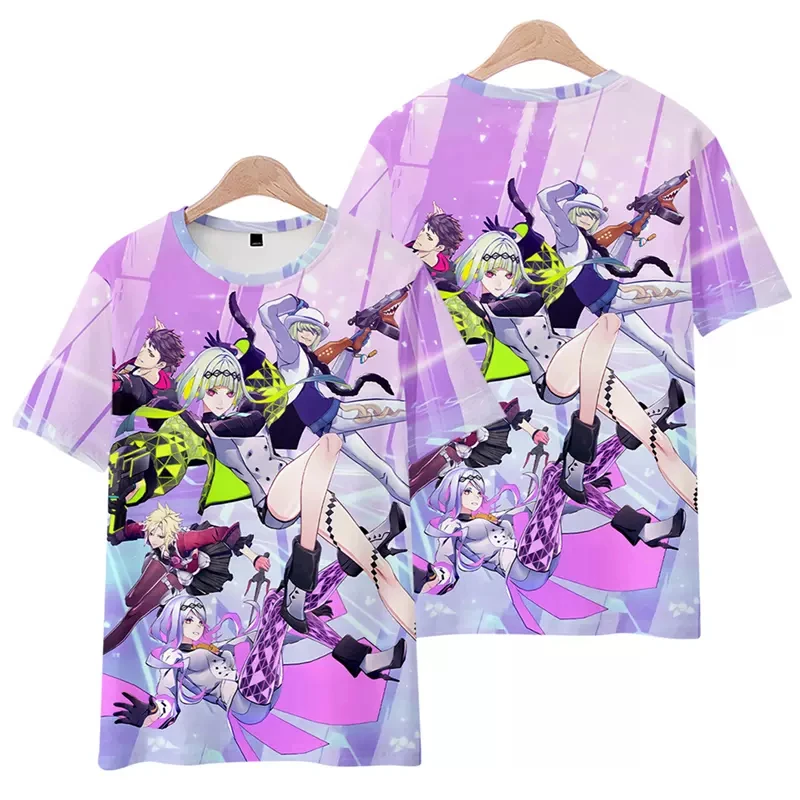 

2026 Soul Hackers 2 Tshirt Unisex Crewneck Short Sleeve Tee Men Women T-shirt Harajuku Streetwear New Game 3D Clothes