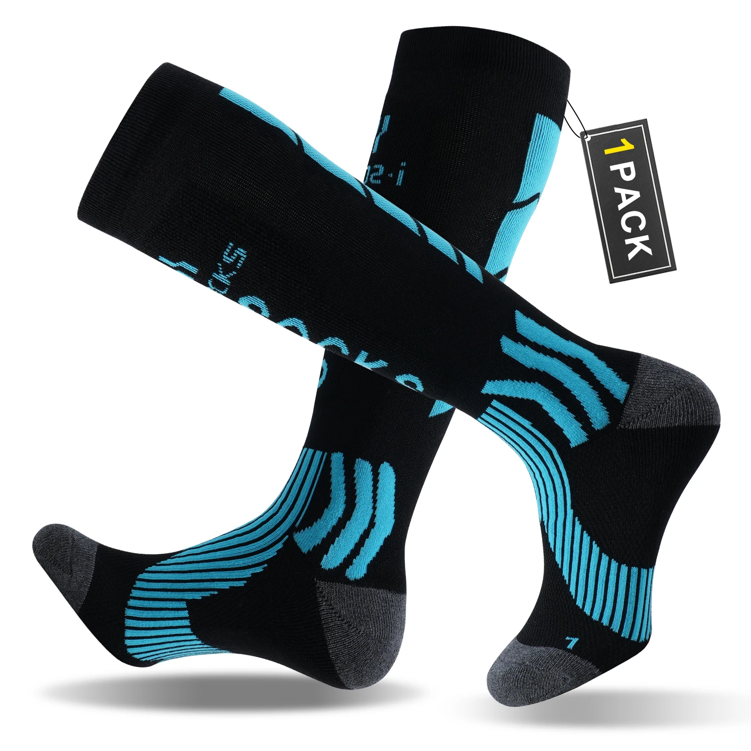 Chaussettes thermiques en coton pour hommes et femmes, haute élasticité, absorption d'humidité, sports, ski, cyclisme, optique, football, nouveau, 506