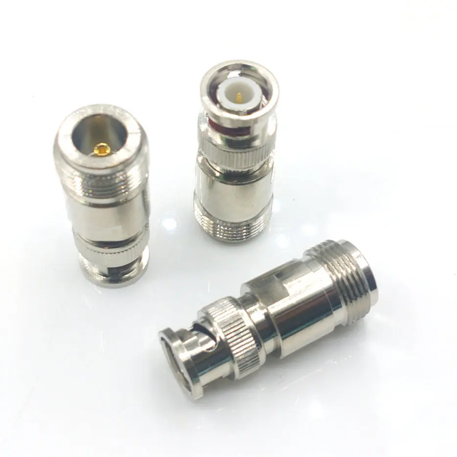 copper BNC Male Plug to N Tpye Female Socket RF connector