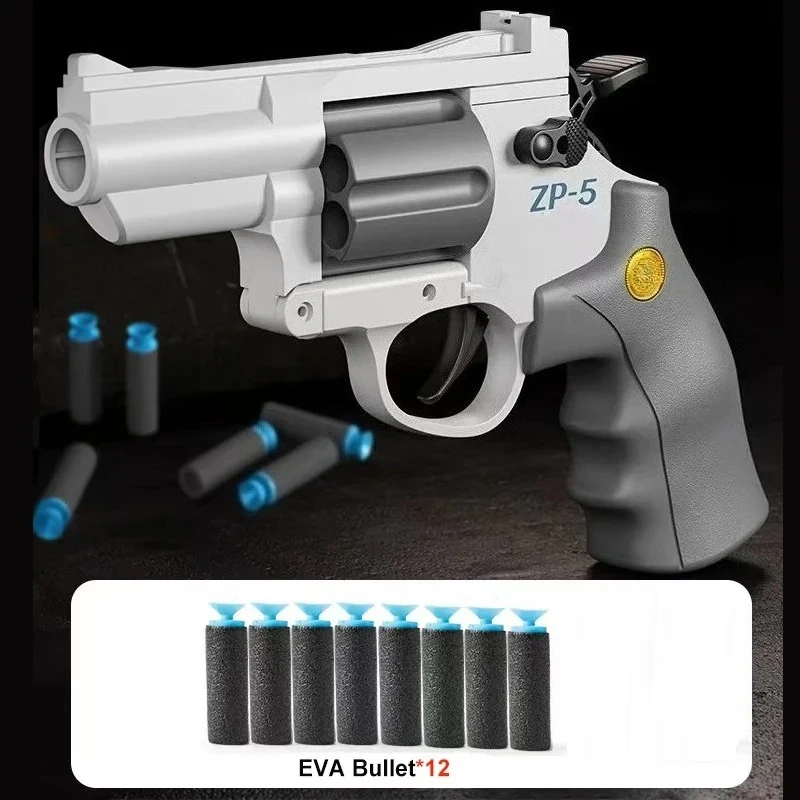 Manual ZP5 Toy Pistol Gun for Kids Outdoor Fun Shooting Game EVA Soft Dart Bullet Launcher Toy Gun for Children's Birthday Gift view 6
