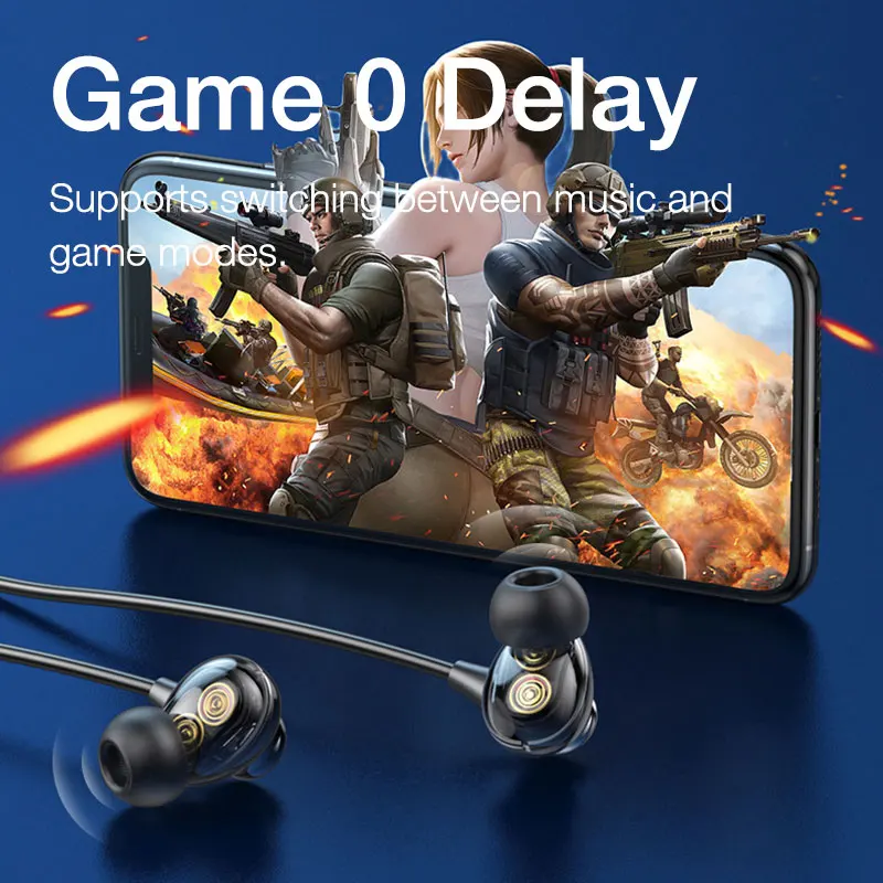 Eardeco 4スピーカーワイヤレスヘッドフォン5.0低音bluetoothイヤホンヘッドホンステレオ電話ゲームヘッドセット100時間再生IPX5