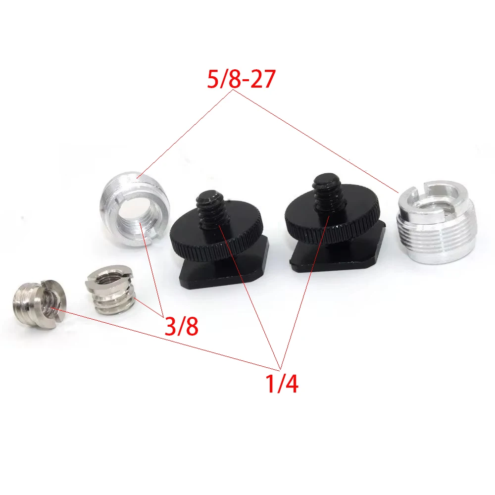 Mixed Professional Camera Screw Adapter 1/4