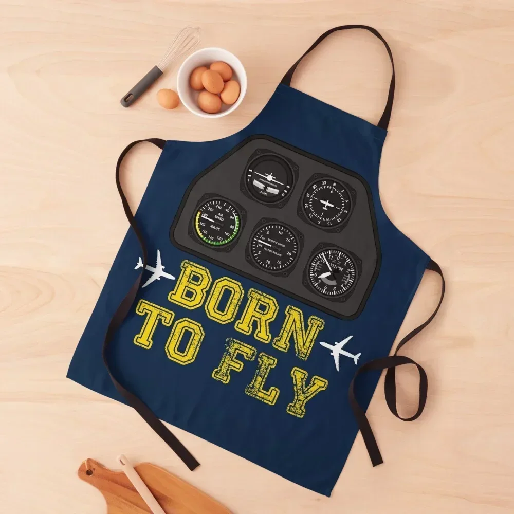 

Born To Fly Apron Home Cleaning japanese woman Apron