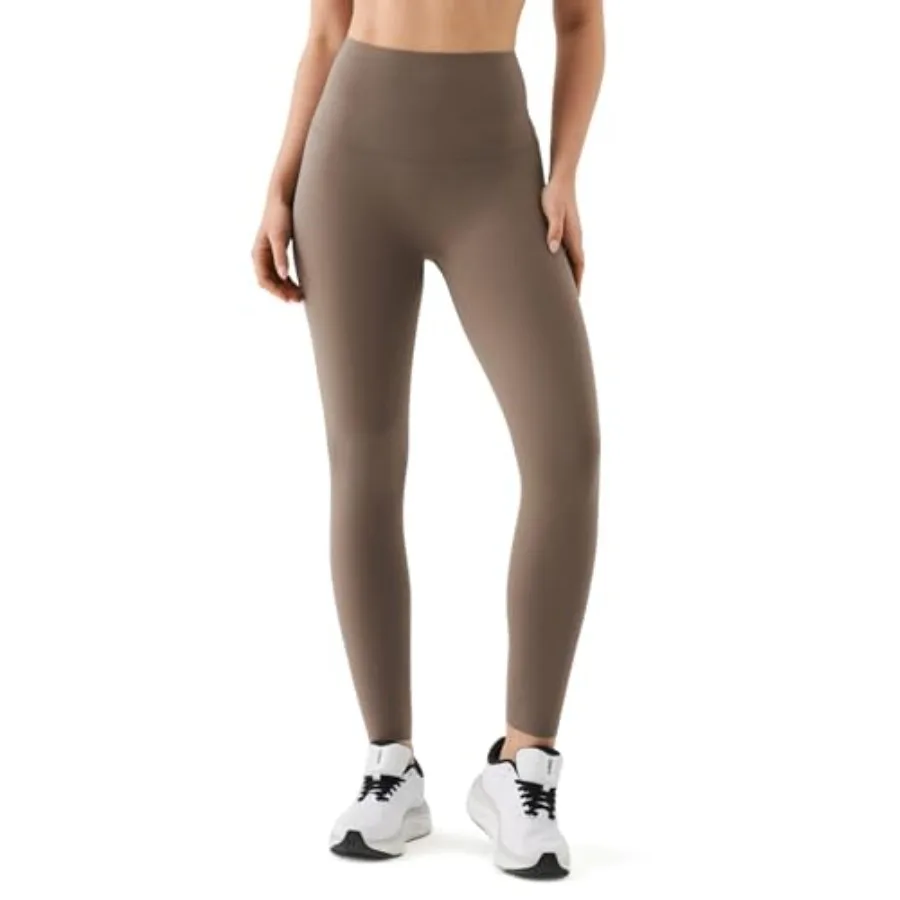 

K-Swiss Workout Leggings for Women - No Front Seam High Waist Stretchy Soft Yoga Pants Gym Casual