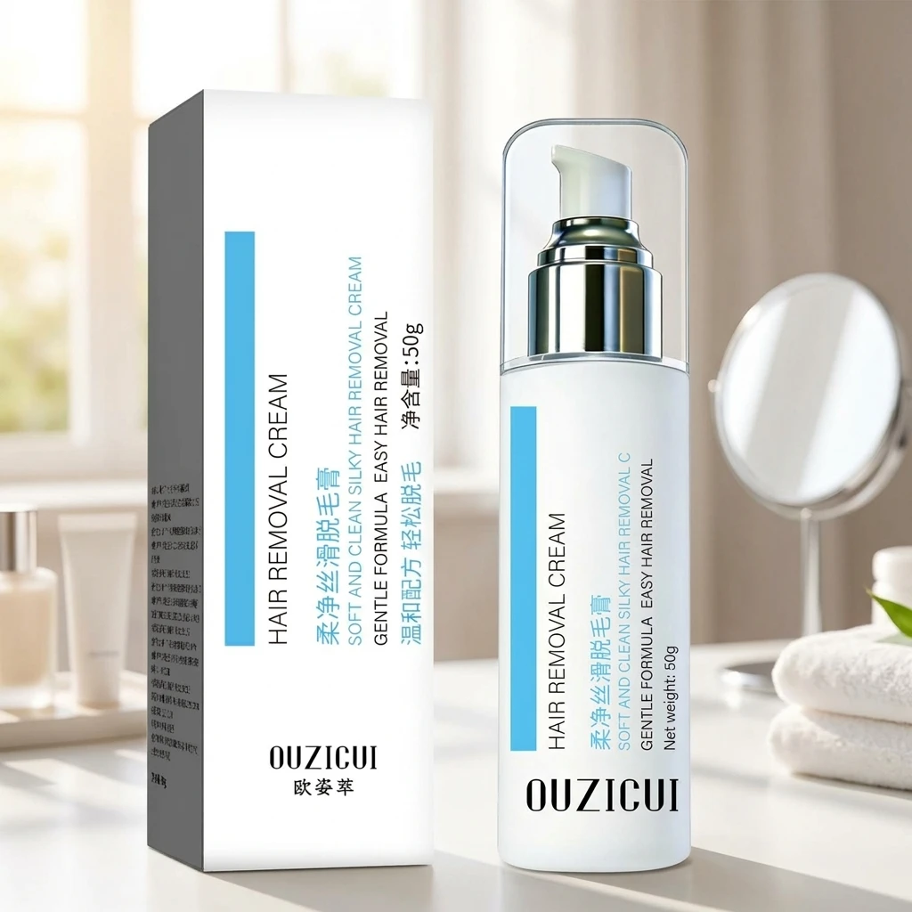 1pc Facial Hair Removal Cream Gentle Depilatory Paste for Teens Sensitive Skin Upper Lip Mustache Remover 50g