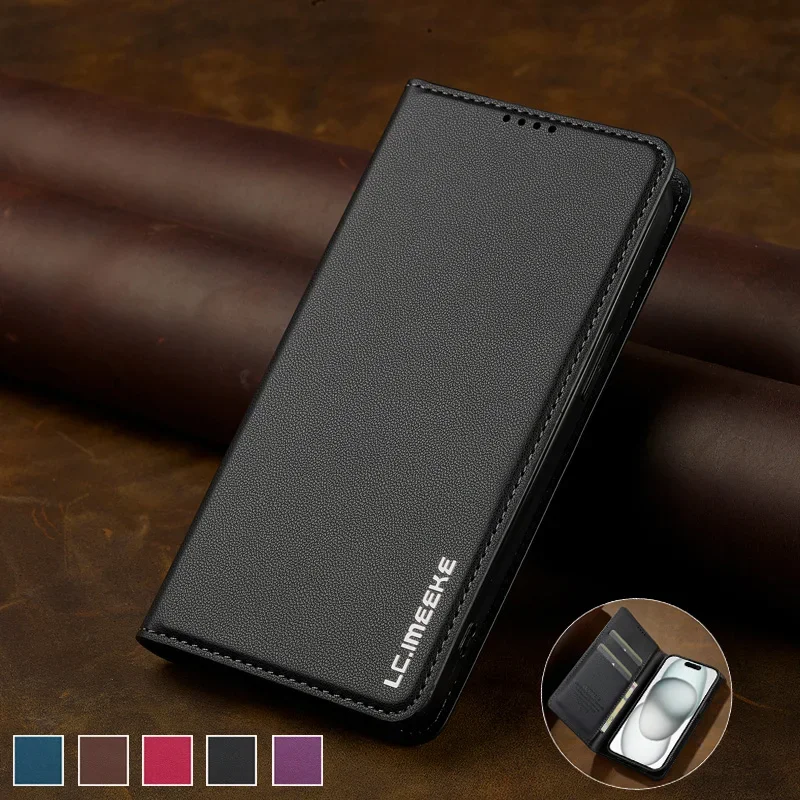 Flip magnético capa de couro para iphone 16 pro max cartão carteira capa à prova de choque para iphone 15 14 pro max