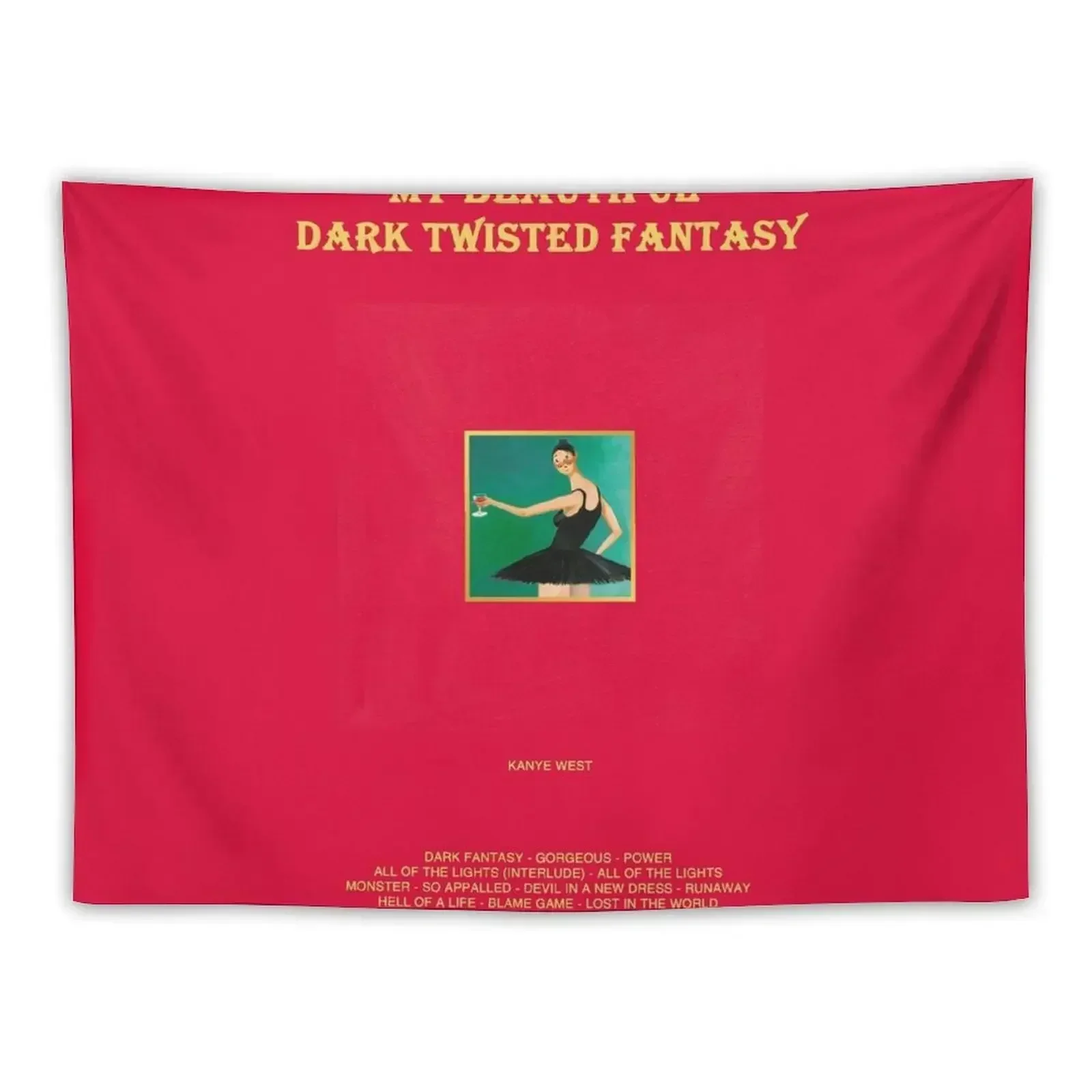 

My Beautiful Dark Twisted Fantasy Tapestry Things To The Room Mushroom Funny Tapestry