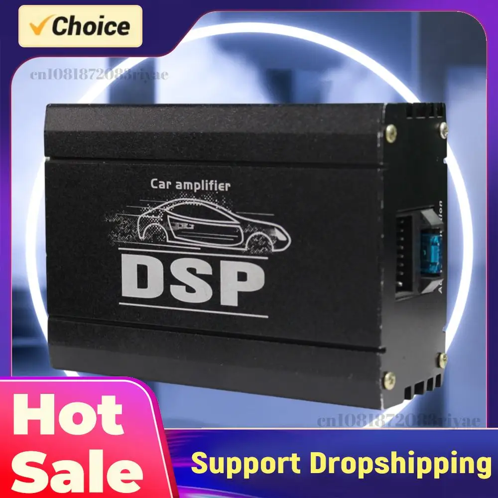 

Автомобильный цифровой аудиопроцессор DSP 4x50W, 4-канальный усилитель мощности DSP для автомобилей, цифровой звуковой процессор для авто