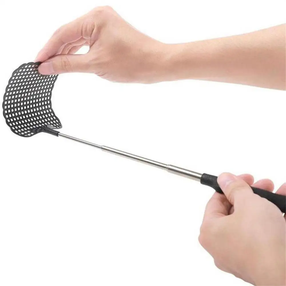 Scacciamosche in plastica regolabile Home manico lungo Flyswatter Flapper Insect Killer