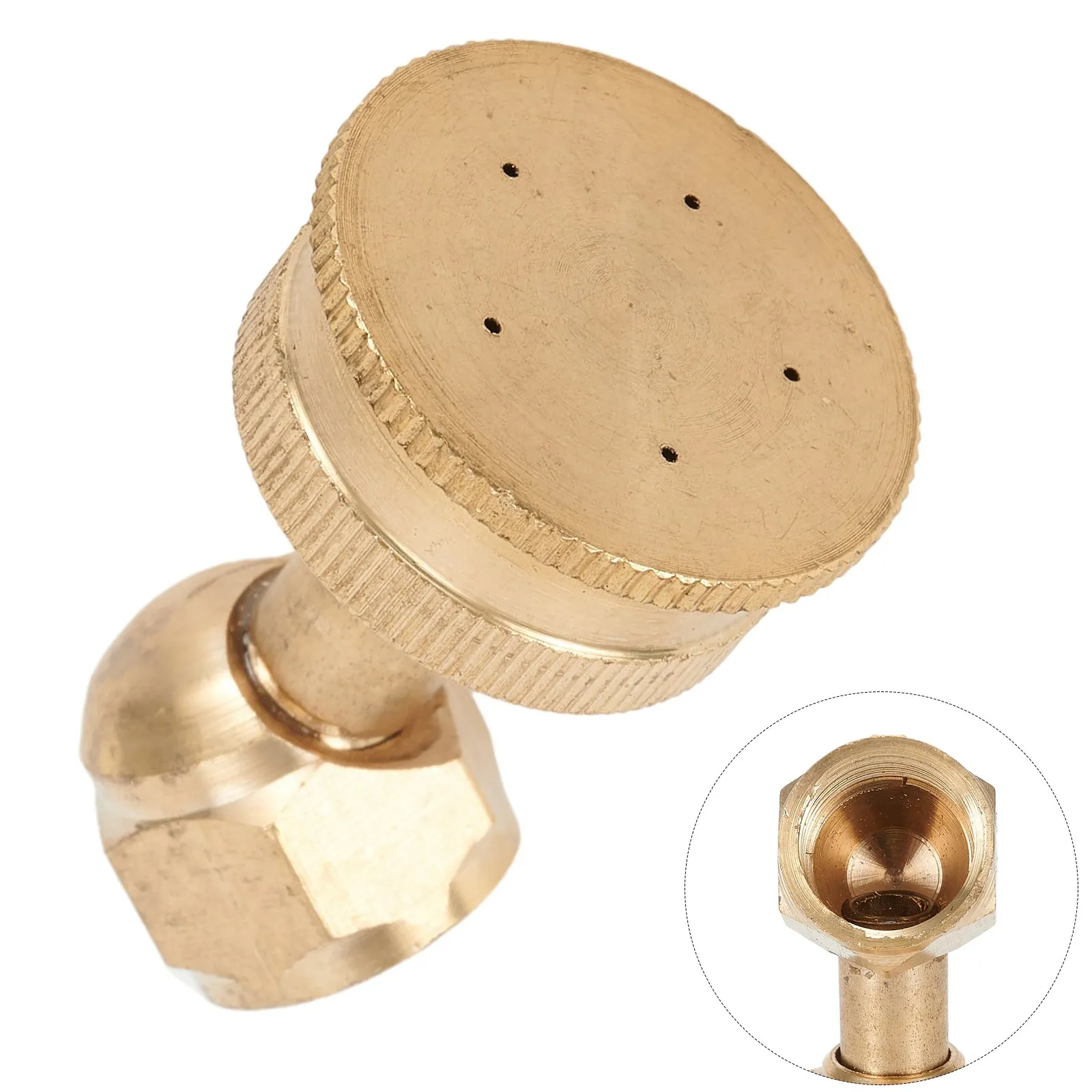5-Port Brass Spray Nozzle with For M14 Female Thread Connection Supporting Uniform Spray Pattern in Field and Garden Operations