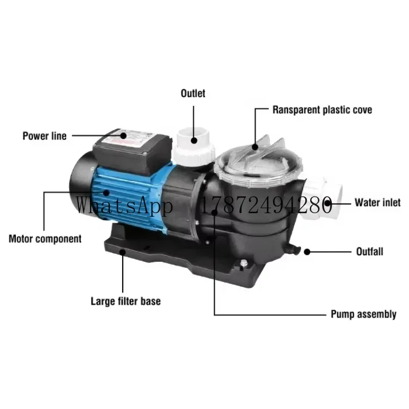 Fenlin 110V 220V 380V 50Hz 60Hz 0.25hp-3hp electric swimming pool circulating water pump