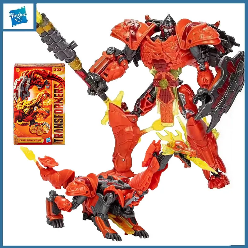 هاسبرو محولات حقيقية 2024 سنة لونغ قرمزي لهب ألعاب شخصيات الحركة للأولاد هدية تحصيل نموذج الحلي