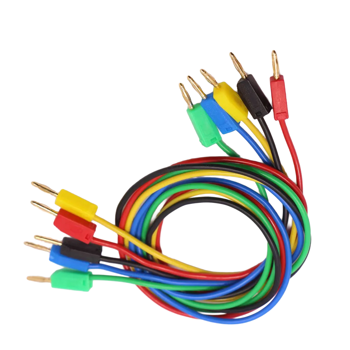 10 szt. 1.0 metra Wysokiej Jakości Elastyczny Przewód Silikonowy 18AWG z Wtykiem Bananowym 2mm, Przewód Testowy — zdjęcie 3