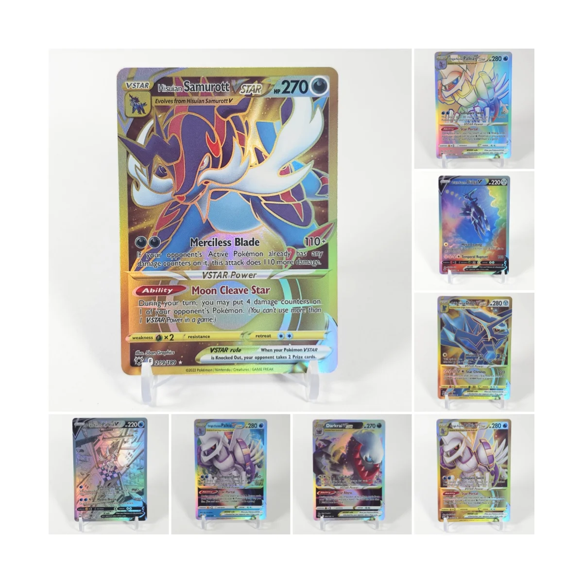 

PKM Foil Cards Astral Radiance Origin Forme Dialga & Palkia VVSTAR Holographic Game Trading Collection PTCG Proxy Toys Gifts