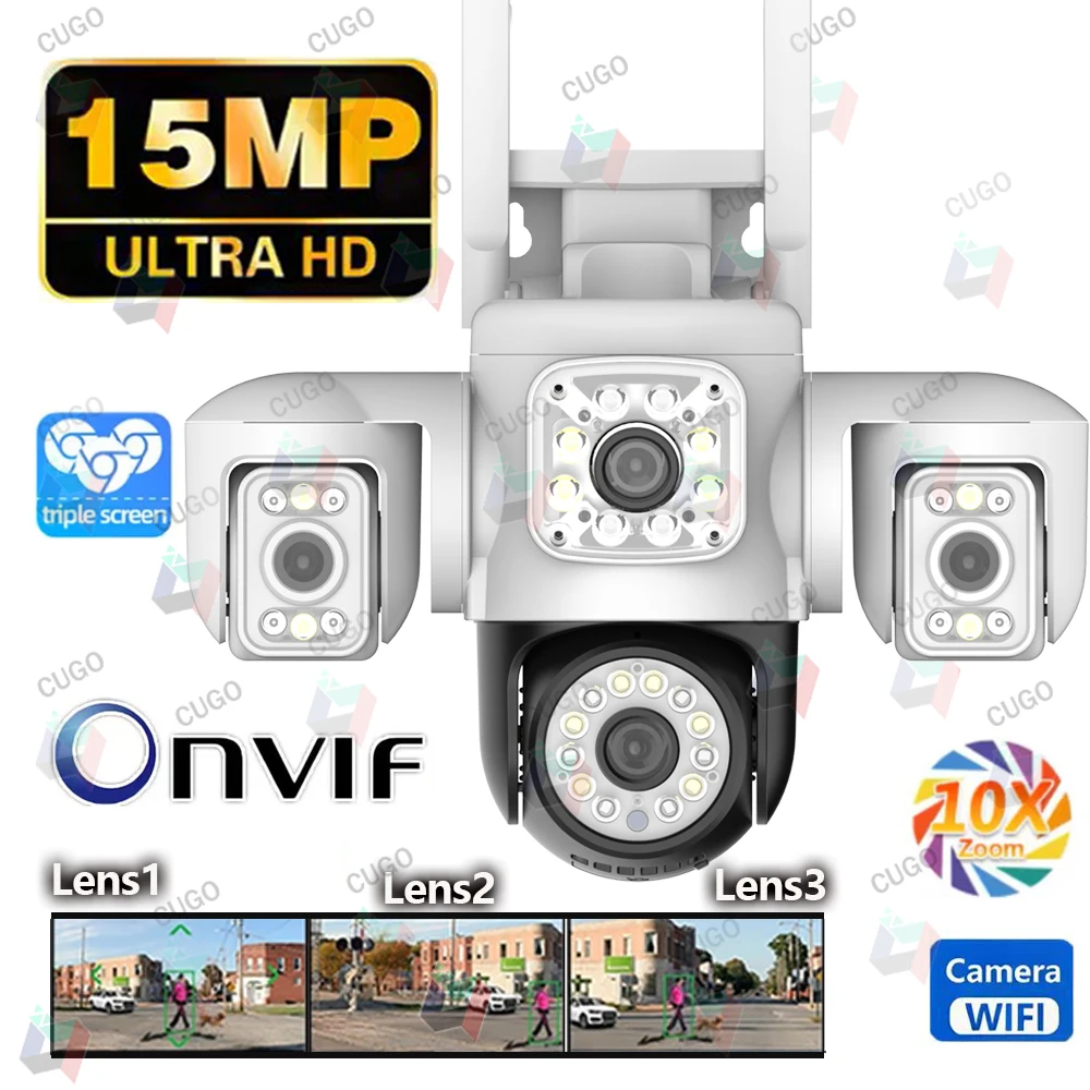 Home Office Xp - กล้อง WiFi 8K 15MP สำหรับภายนอกอาคาร 4