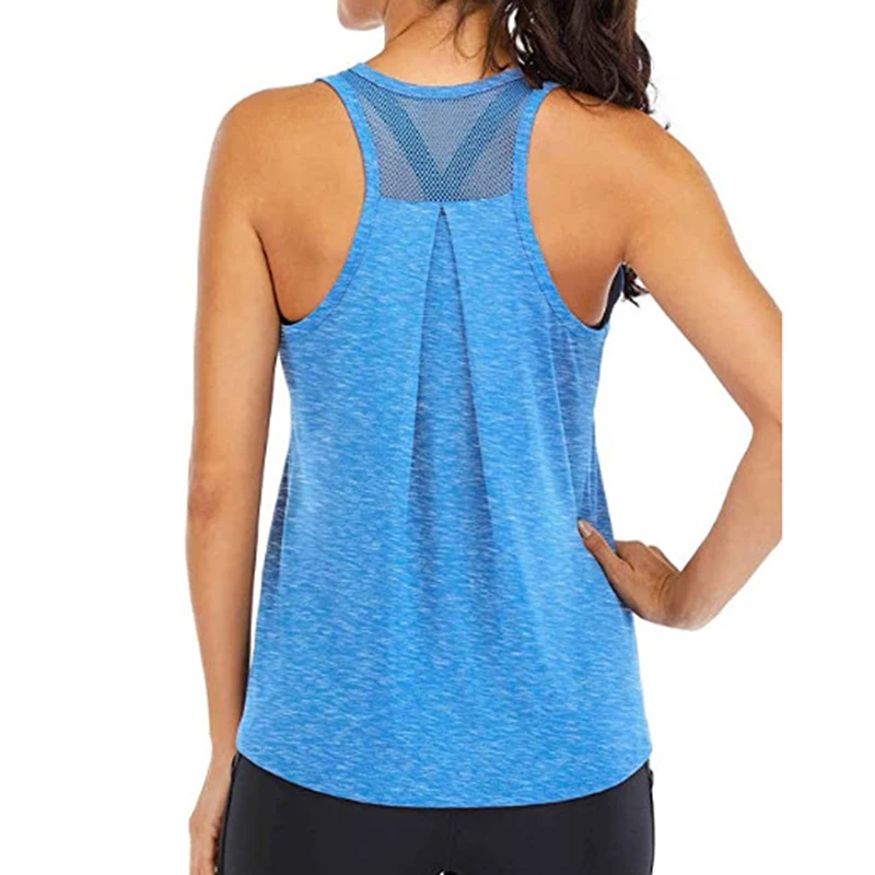 Yoga Vest Women Running Shirts Sleeveless Gym Tank Tops Women\'s Sportswear Quick Dry Breathable Workout Tank Top Fitness Clothes