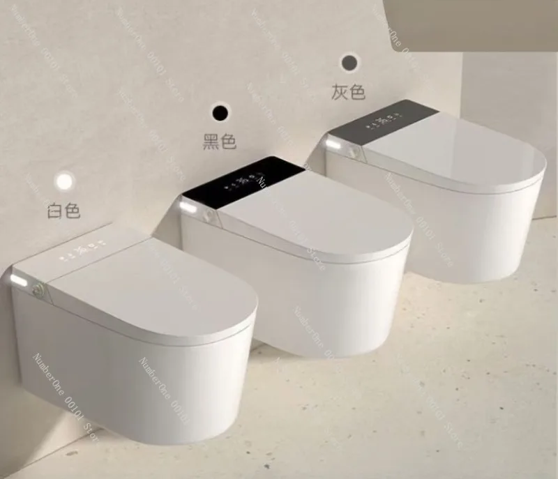Wall Mounted Smart Toilet Tankless Concealed In Wall Toilet Siphonic Flush Wall Drain Floating Hanging WC for Small Bathroom