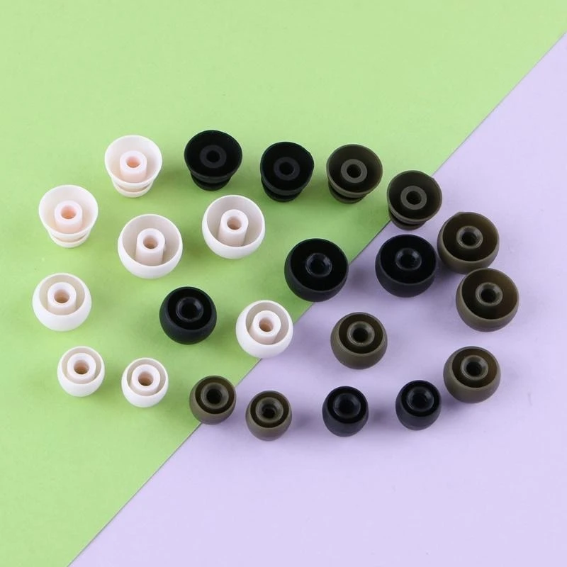 Ohrhörer-Spitzen-Stecker, weiches Silikon, kabellose Ohrhörer – Ohrabdeckung für – E74A – Detail 1