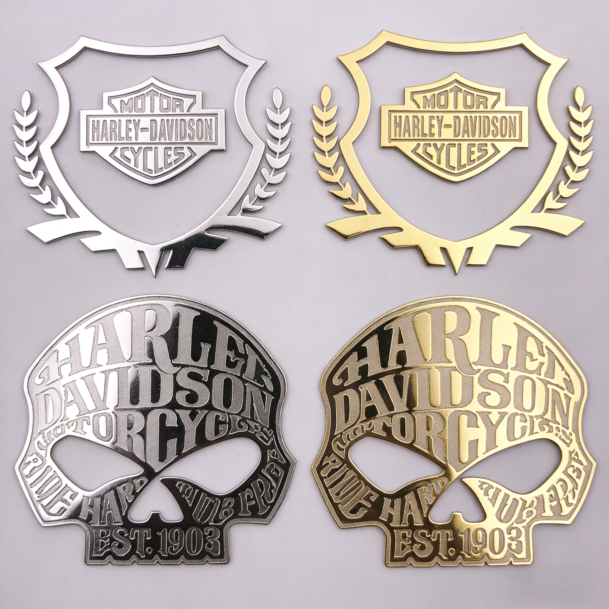 

Металлическая наклейка с логотипом мотоцикла Harley Davidson