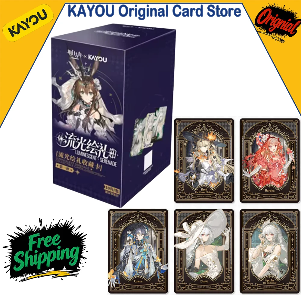 genuine-kayou-arknights-glowing-gift-vol1-complete-series-card-game-periphery-collection-card-exquisite-gift-toys-original-box