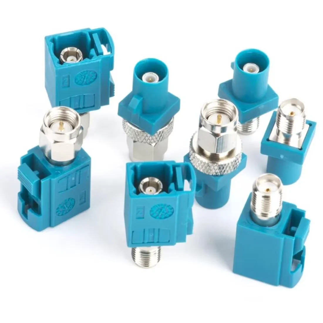 1Pcs/lot Fakra Z Female Male to SMA Plug Jack Adapter Convertor Automotive Connector Z-type Universal NEW