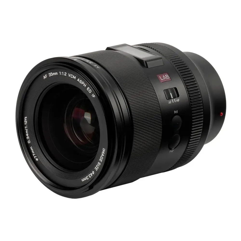 Lente de quadro completo VILTROX 35mm F1.2 LAB FE para Sony E, lente principal de foco automático para Sony E-Mount A7SIII A7III A7RIII A7IV A7RIV A9 A1