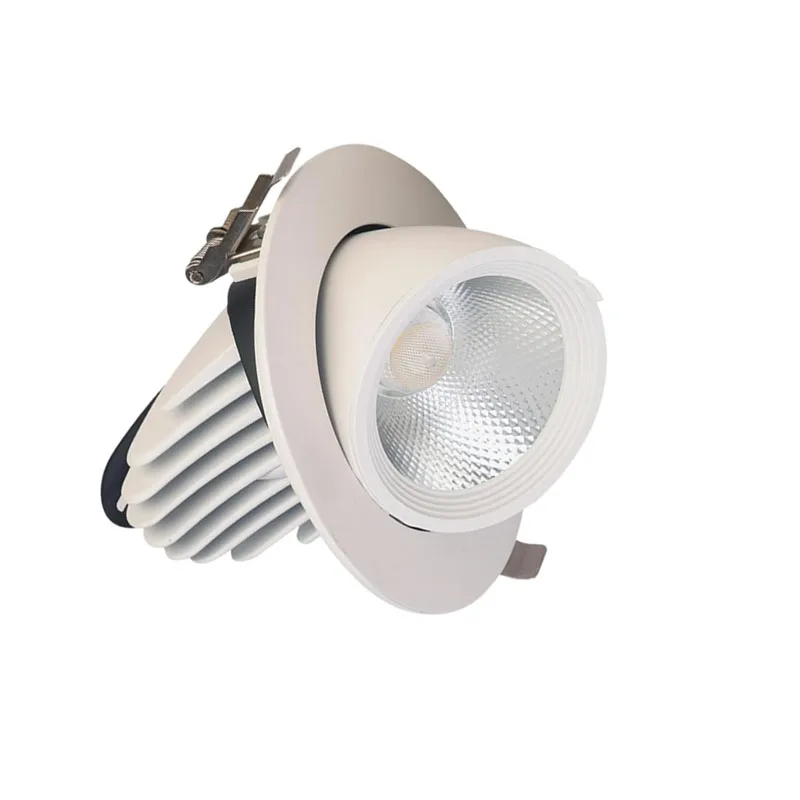 

LED Downlight Dimmable 360 Degree Angle Rotatable Ceiling Recessed Spot Lights 7W 12w AC 110V/220V for Bedroom Corridor Home