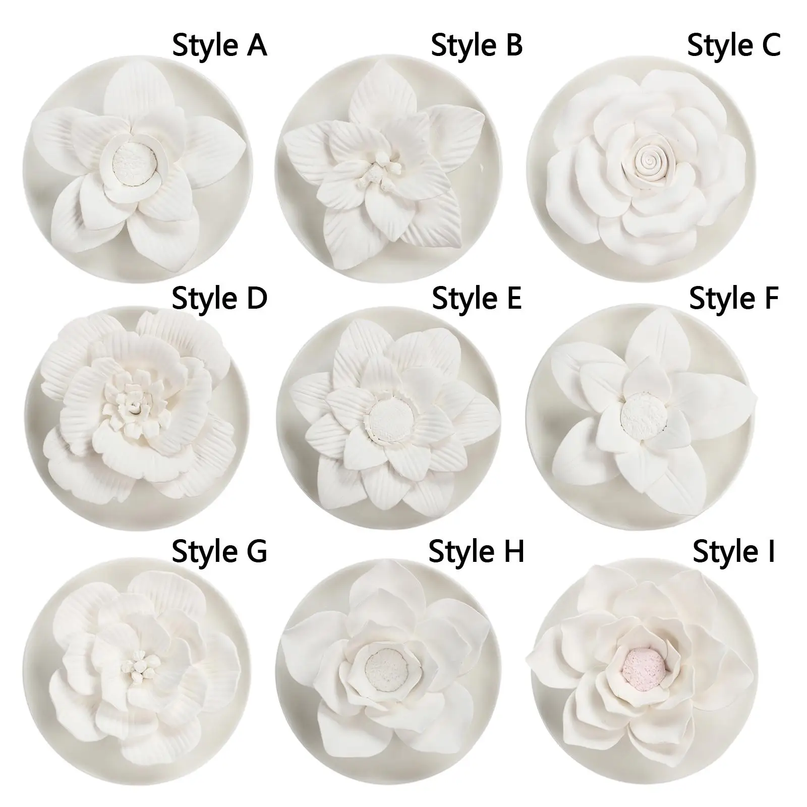 Essential Oil Passive Flower Diffuser Flower Aroma Diffuser Fragrance Home