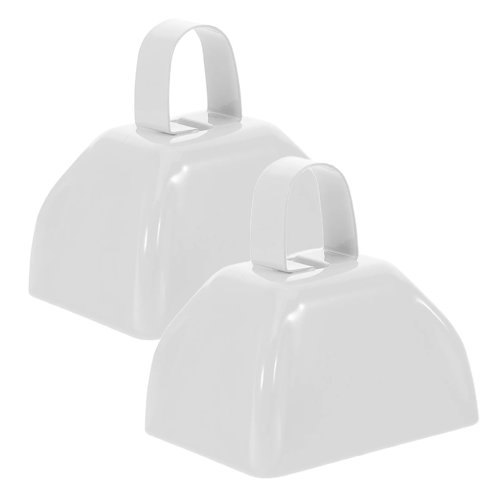 

2Pcs Metal Cowbells Perfect for Sharing At Football Games Sporting Events Loud Cheering Handheld Bells Bells for Football